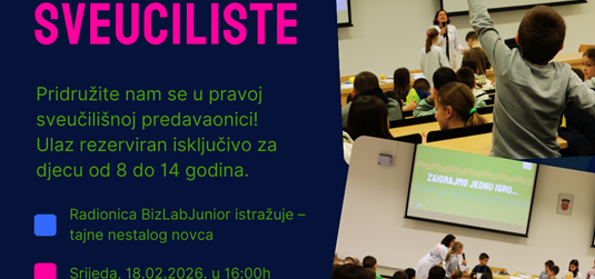 Drugo izdanje popularnog Dječjeg sveučilišta donosi temu financijskog opismenjivanja djece i mladih